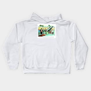 A man of high caliber. Kids Hoodie